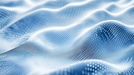 Abstract Blue Wave Pattern Background