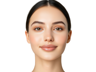 Captivating portrait, woman with dark background and enigmatic expression mysterious