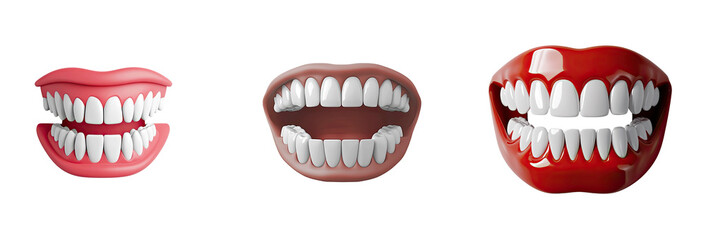 Artificial Teeth and Mouth Models – Dental Illustrations