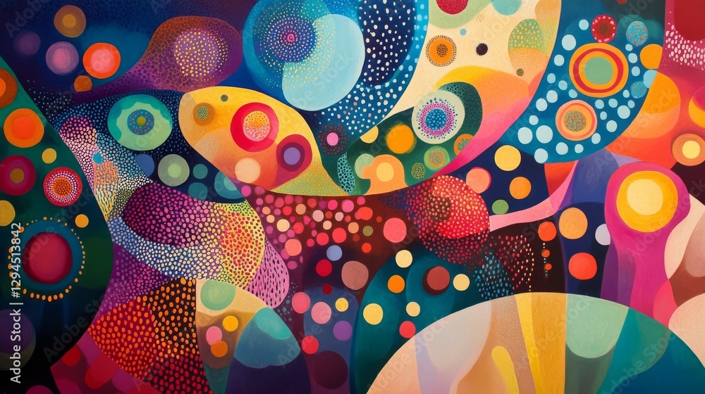 Poster an image with a backdrop of colors or patterns
