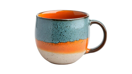 Photo - Stylish Ceramic Mug with Earthy Tones and Unique Design