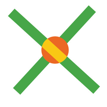 A simple chorki vector symbolizing heritage, handcraft, and rural life.
