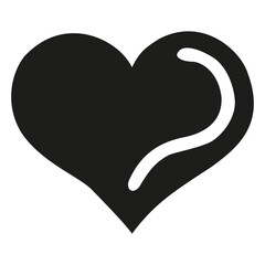 A heart-shaped love icon symbolizing romance and affection.