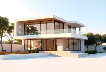 House 3d modern style