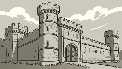 Fototapeta premium castle of the castle