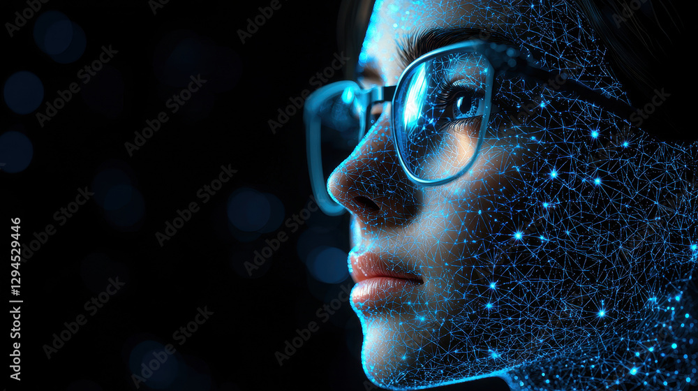 Aufkleber quantum ai consciousness expands across the universe, merging reality with simulation in a stunning 