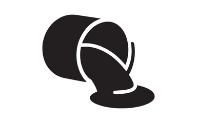 black and white cartoon illustration of a man with hat