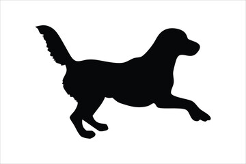 dog silhouette, dog Vector illustration, dog icon