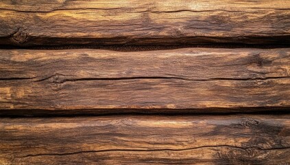 Naklejka premium Rustic wooden beams background texture, perfect for wallpaper or backdrop