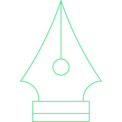 Fountain Pen icon single vector illustration