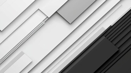 Obraz premium Abstract grayscale geometric design