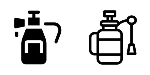 Efficient Garden Sprayer Icon Set – Vector Design Symbols