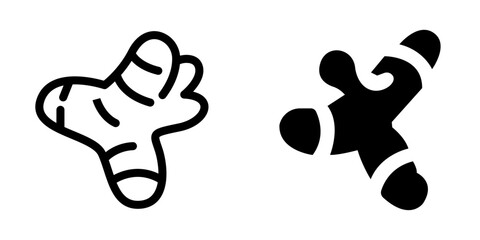 Zesty Ginger Icon Set – Vector Design Symbols