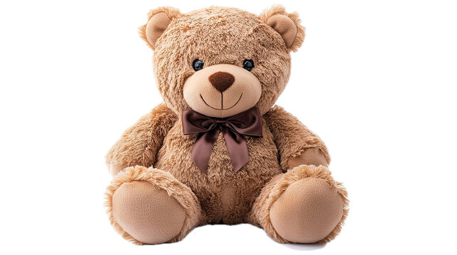 Naklejki Playful teddy bear cozy home environment soft toy photography comforting atmosphere close-up view childhood memories