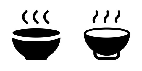 Delicious Soup Icon Set – Vector Design Symbols