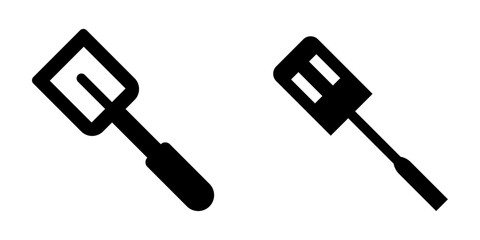 Practical Spatula Icon Set – Vector Design Symbols