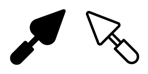 Essential Trowel Icon Set – Vector Design Symbols