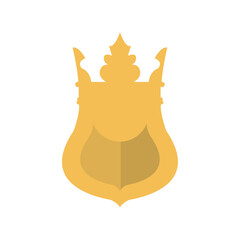 Set of medieval era vector icons with white background