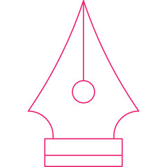 Fountain Pen icon single vector illustration