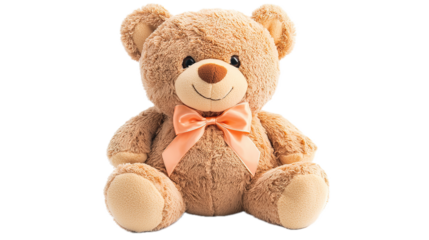 Playful teddy bear on soft surface children's room toy photography cozy environment close-up view nostalgia and comfort