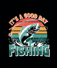 Fishing T-shirt Design