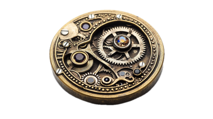 Intricate steampunk clockwork mechanism vintage workshop photography detailed close-up artistic perspective mechanical design inspiration