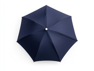 Elegant navy umbrella display product photography studio setting minimalist aesthetic