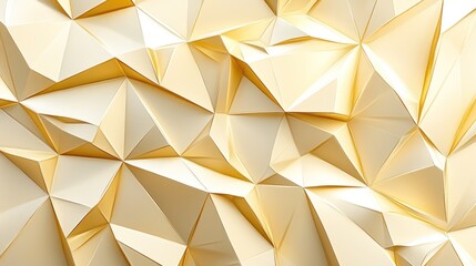 Abstract gold polygonal background texture.  Possible use digital design, graphic arts