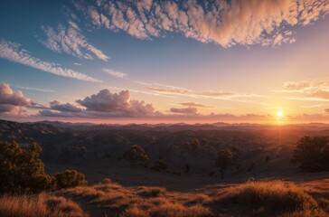 夕焼け, 空, 風景, 自然, 太陽, 山, 日の出, 雲, オレンジ, 当惑, 太陽光