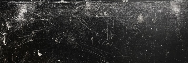 Black Scratched Texture Abstract Grunge Background, Monochrome Image, Distressed Surface, Overlay grunge texture, scratch texture
