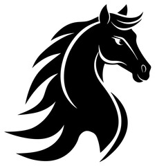 Fototapeta premium horse silhouette vector