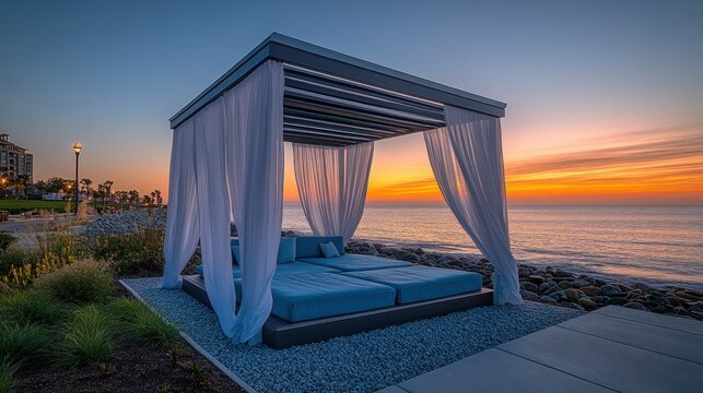 Beachside Sunset Cabana