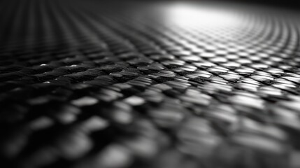 Abstract Black and White Carbon Fiber Texture