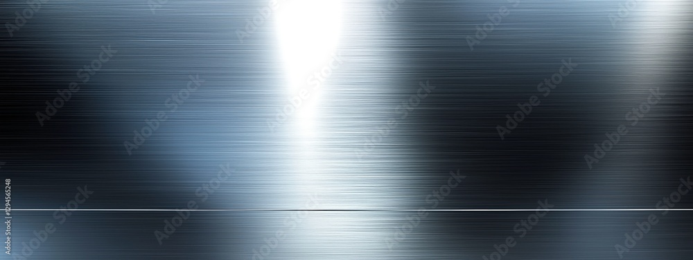 Leinwandbilder metallic texture: polished metallic surface with abstract pattern creating a sense of depth and indu