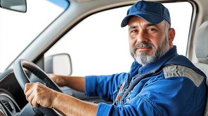 Taxi driver portrait urban setting lifestyle image professional environment driver's viewpoint daily hustle