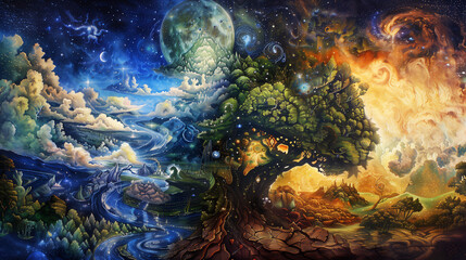 abstract fractal background