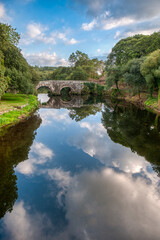 Fototapeta premium Zas is a Spanish municipality belonging to the province of La Coruña and the Tierra de Soneira region, in the autonomous community of Galicia.