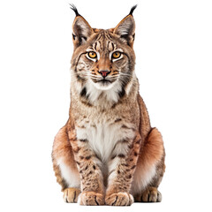 Fototapeta premium lynx photo png, transparent background