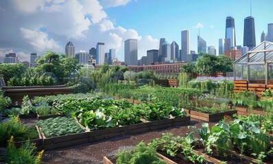 Fototapeta premium Organic Fertilizer For Urban Gardening