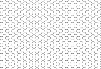 pattern background honeycomb outline black and white,seamless plaid pattern vector. nature background. For backdrop, paper pattern, wallpaper, fabric texture 