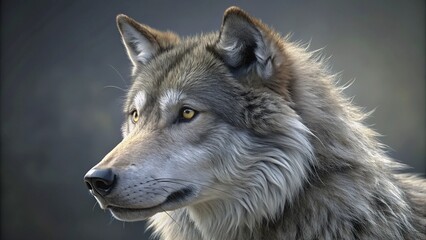 gray wolf canis lupus