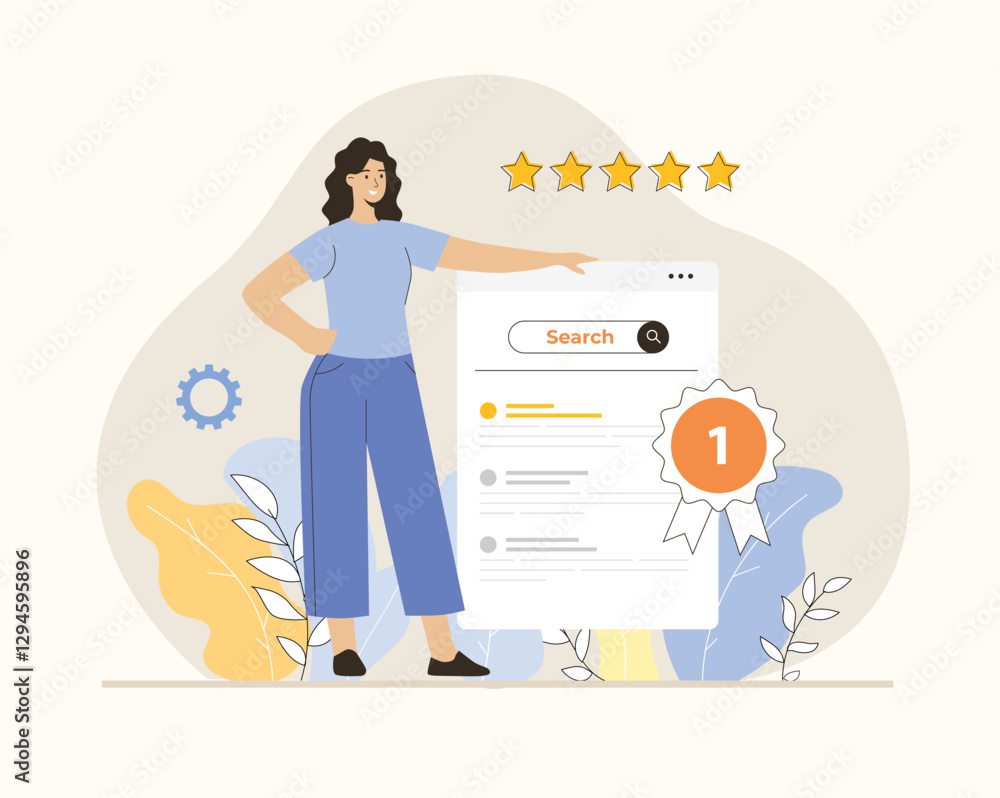 Aufkleber search engine optimization for website keyword ranking development. digital marketing strategy. webs