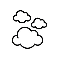 Clouds Vector icon
