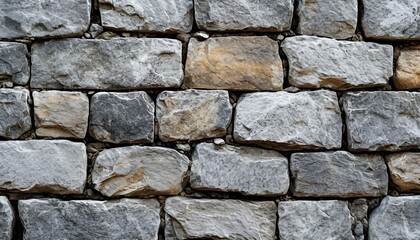 Fototapeta premium Stone wall background. stone texture. ai generated