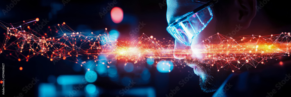Poster innovation horizon: augmented reality interface connects with human perception for seamless data int