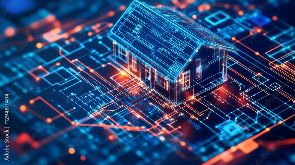 Aufkleber smart homes use apps to control everything in your home, from lights to security. they're designed w