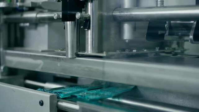 Automatic packing machine conveyor line for sachet filling and sealing