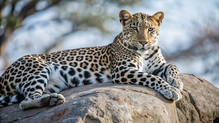 Fototapeta premium portrait of a leopard