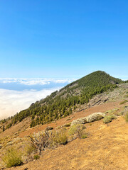 Scenic view of the countryside in central Tenerife