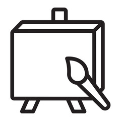 Canvas  line icon